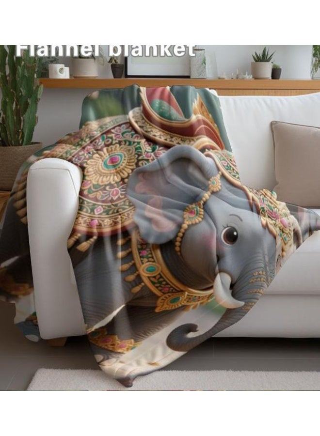 عام بطانية رقيقة من الفانيلا (حرارة ومريحة، ومناسبة للنوم واستخدام اللعبة والغبار والرمل) 150 سم * 200 سم - 131 - Image 4