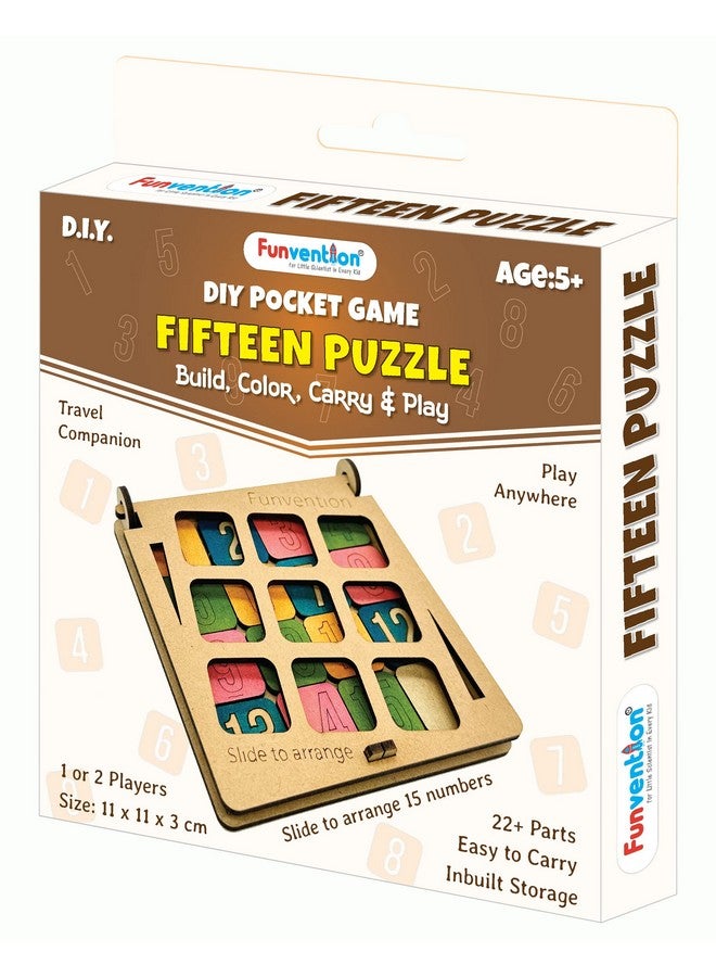 فنفينشين لعبة سفر ممتعة من Funvention - لعالم صغير في كل طفل، لعبة سفر من Funvention DIY بخمسة عشر جيبًا للأطفال من سن 4 سنوات فما فوق، لعبة لوحية تعليمية ممتعة، أفضل هدايا عيد الميلاد - Image 1