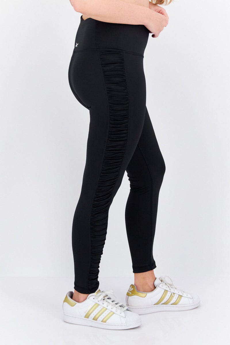 Reebok سراويل رياضية نسائية للياقة البدنية، سوداء - Image 2