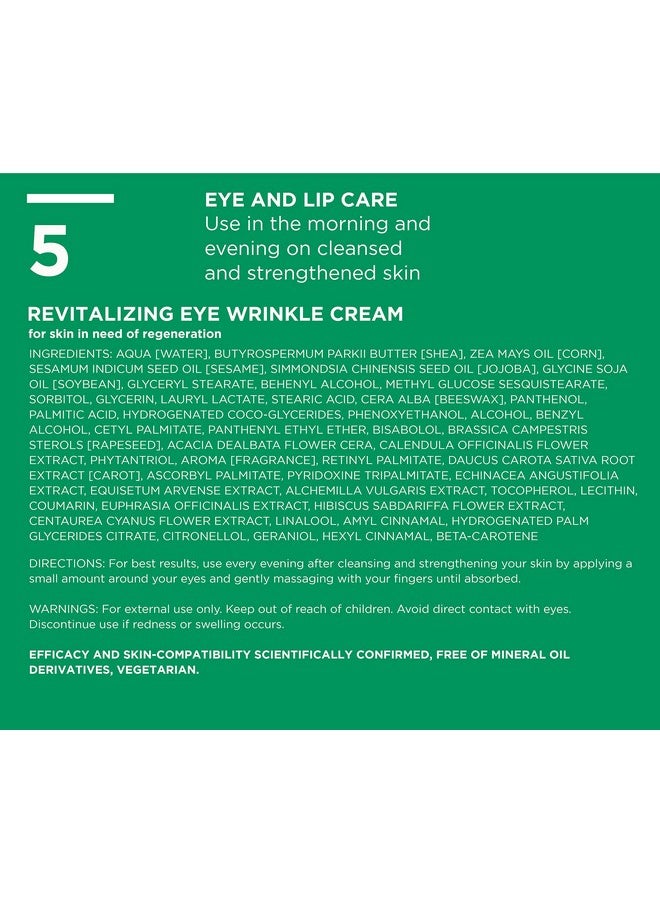 Annemarie Borlind - Ll Regeneration Eye Wrinkle Cream Natural Vitamin C + E Anti Aging Eye Cream With Ll Biocomplex For Smoothed Brighter And Plump Skin With New Elasticity 1.1 Oz - Image 1
