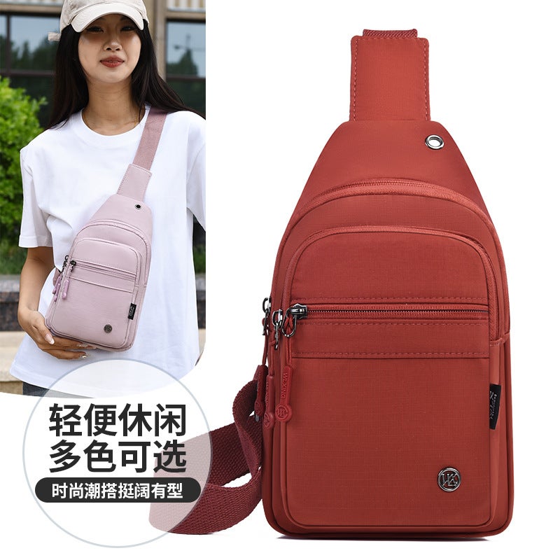 Trendy Chest Bag for Women 2025 Summer New Lightweight Outdoor Bag Trend Sports Small Backpack Crossbody Small Bag - Image 3