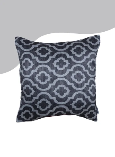 Donetella Cushion Cover,45X45 Cm (18X18 inch) 1-Pcs Decorative Throw Pillowcases Without Filler With Beautiful Abstract Art For Sofa Bed Living Room And Couch, Gight Grey