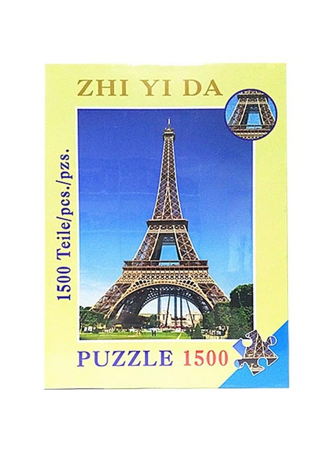 1500 Piece Puzzle Challenge Your Creativity and Intelligence  Perfect Gift and Family Time Activity  High Quality and Vibrant Colors - Image 1