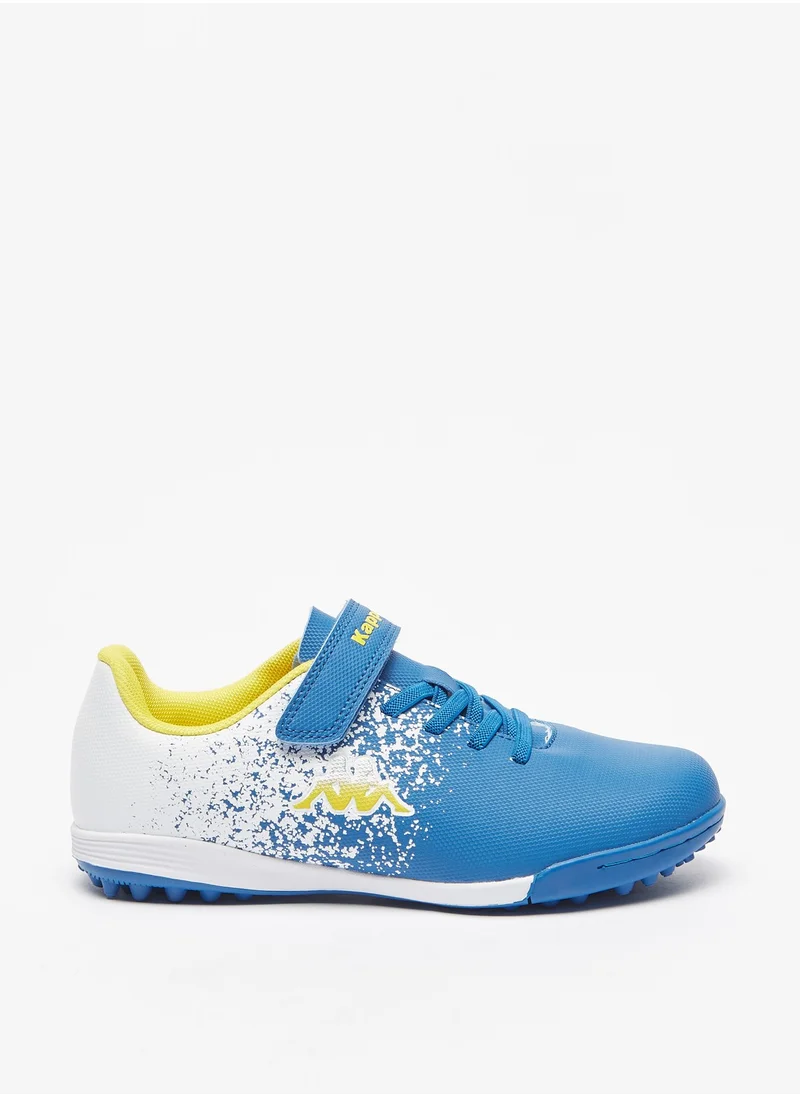 كابا Kappa Boys' Printed Football Shoes With Hook And Loop Closure