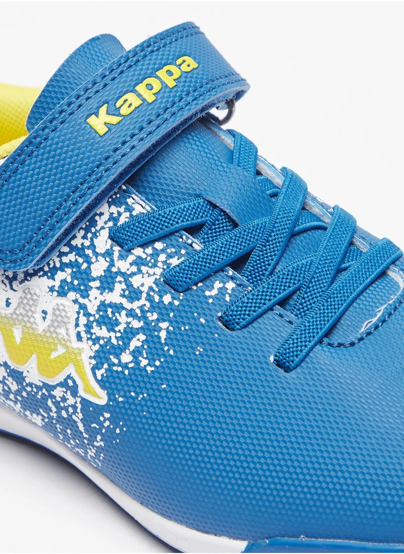 كابا Kappa Boys' Printed Football Shoes With Hook And Loop Closure