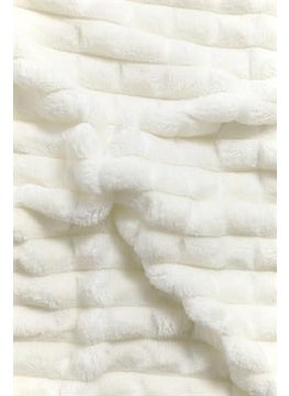 MERINOS Modern Line 3 Piece Double Blanket Set Bone  - Image 3