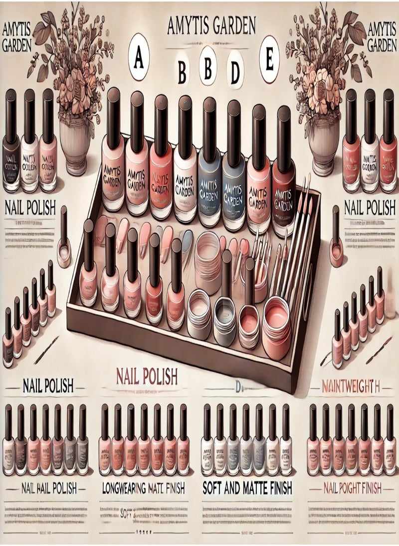 AMYTIS GARDEN - nail polish set 24 color - Image 1