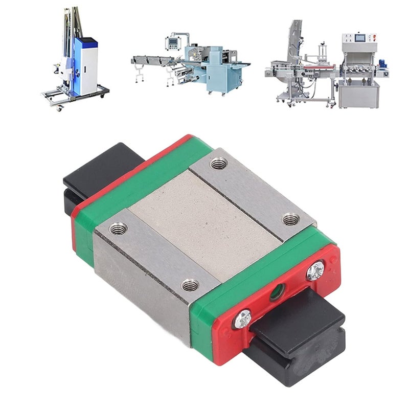 Mini Linear Guide Slider Block | Alloy Steel High Speed Low Noise | Automatic Centering for 3D Printer/CNC Machine/Automation Equipment | Interchangeable Design - Image 4