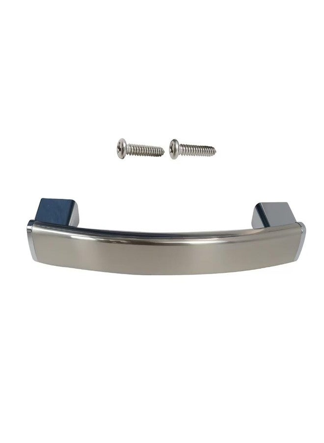 Vicue New Door Handle Fit for GE Microwave JNM7196SK1SS JNM7196SK2SS JNM7196SK3SS JVM6172SK1SS JVM6172SK2SS JVM6175BL1TS JVM6175EK1ES JVM6175EK2ES JVM6175SK1SS Replaces WB15X26821 Latest Version - Image 1
