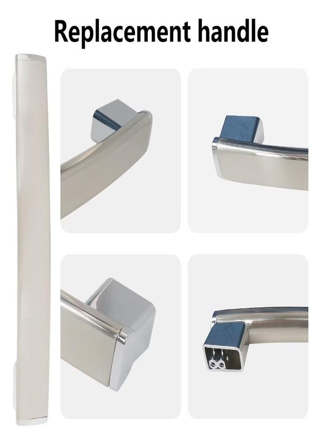 Vicue New Door Handle Fit for GE Microwave JNM7196SK1SS JNM7196SK2SS JNM7196SK3SS JVM6172SK1SS JVM6172SK2SS JVM6175BL1TS JVM6175EK1ES JVM6175EK2ES JVM6175SK1SS Replaces WB15X26821 Latest Version - Image 4
