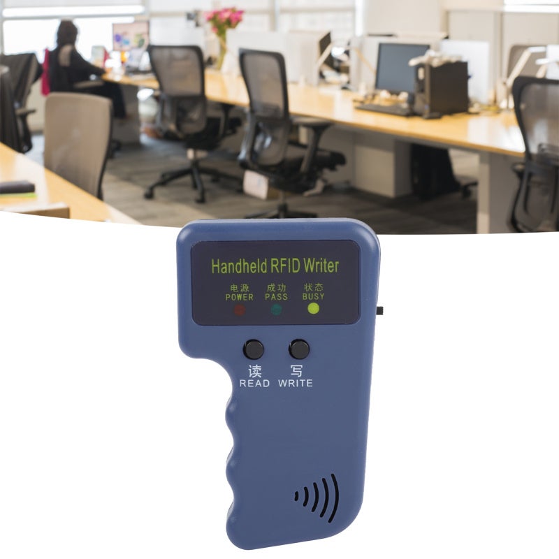Handheld RFID Copier: 125KHz Mini Ergonomic Device - Advanced Chip Stable Performance ID Card Duplicator for Community School Office Access Control - Image 2