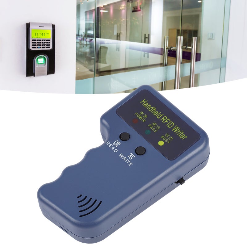 Handheld RFID Copier: 125KHz Mini Ergonomic Device - Advanced Chip Stable Performance ID Card Duplicator for Community School Office Access Control - Image 3