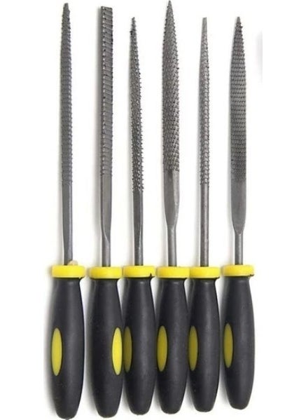 Neler Geldi Neler - Neler Arrived Neler File Set 6-Piece File Set Rasp File 160 mm Mini File Hobby Rasp Set - Image 1