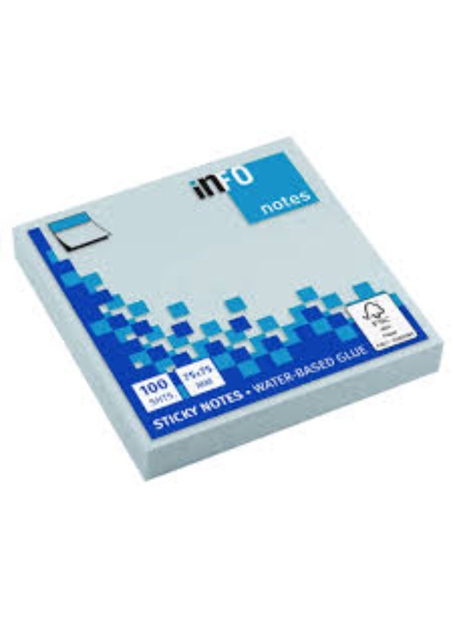 Sticky Notes Light Blue, 100 sheets