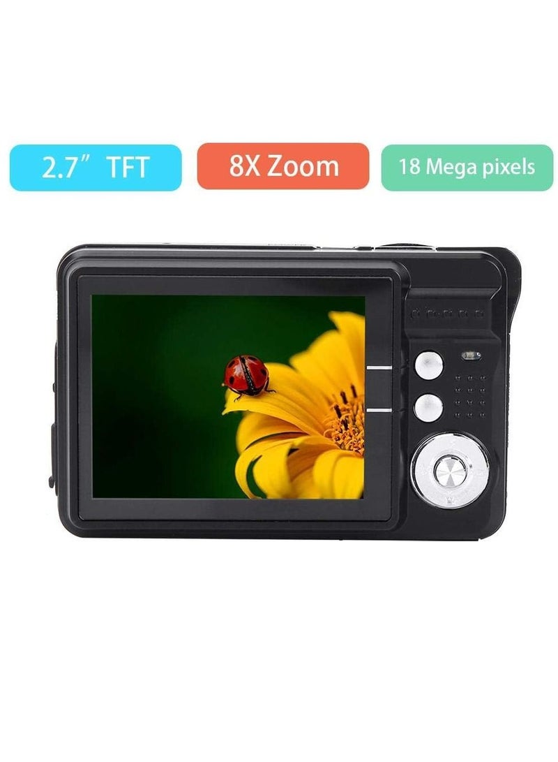 Digital Camera for Kids, 2.7" HD Screen 1080P Built-in Microphone for Girls Kids Toddler Indoor Outdoor Travel Birthday Festival Gift