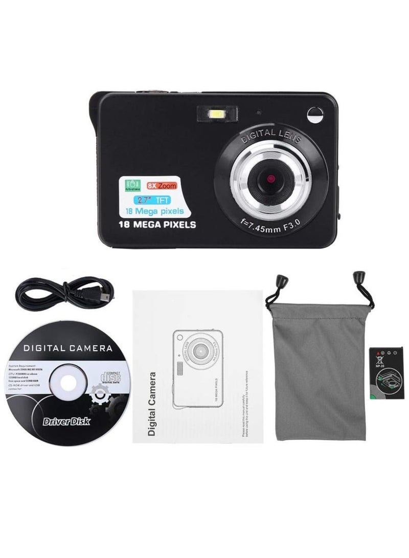 Digital Camera for Kids, 2.7" HD Screen 1080P Built-in Microphone for Girls Kids Toddler Indoor Outdoor Travel Birthday Festival Gift