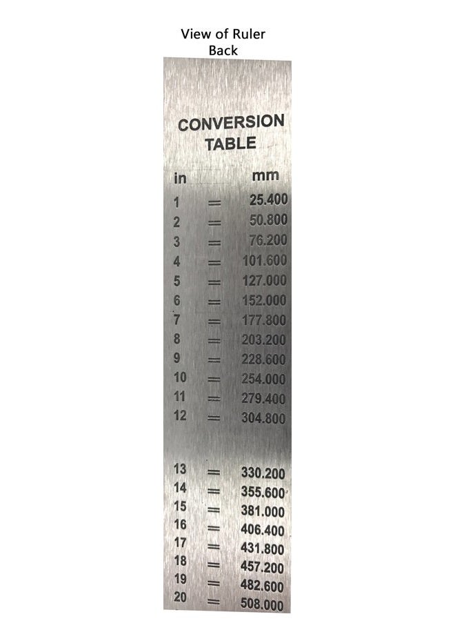 EISCO 1 Meter Stainless Steel Ruler with Stamped Centimeter and Millimeter Graduations - Eisco Labs - Image 3