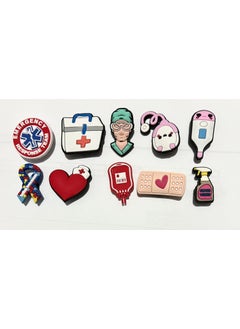 Marimari Crocs Slipper Ornaments Set 10 Pieces 