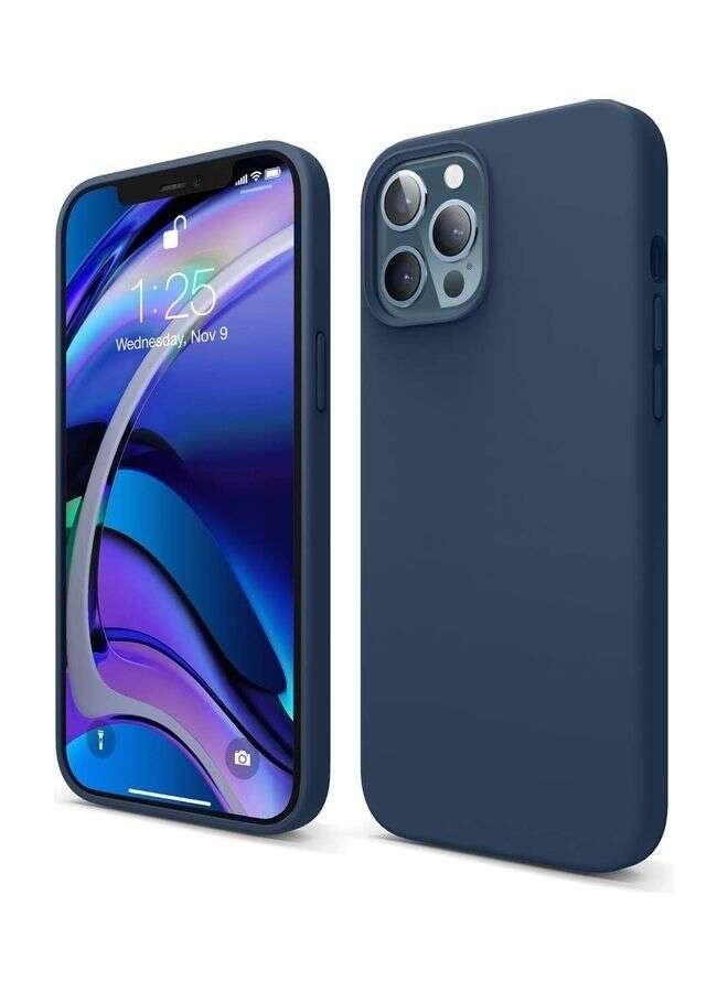 جراب خلفي مقاوم للصدمات من 3 طبقات لهاتف iPhone 12/12 Pro باللون الأزرق الباسيفيكي - Image 1
