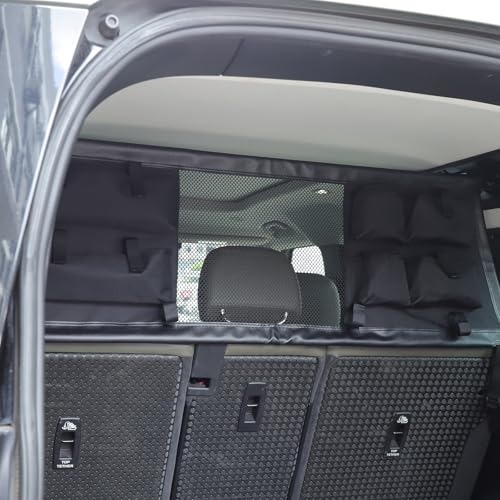 TINKI Pet Restraint Net Dog Fence Car Backseat Divider Vehicle Gate Cargo Area Travel Trunk Mesh Net Screen for Land Rover Defender 110 1984-2018 2019 2020 2021 2022 2023 2024 2025+ - Image 4