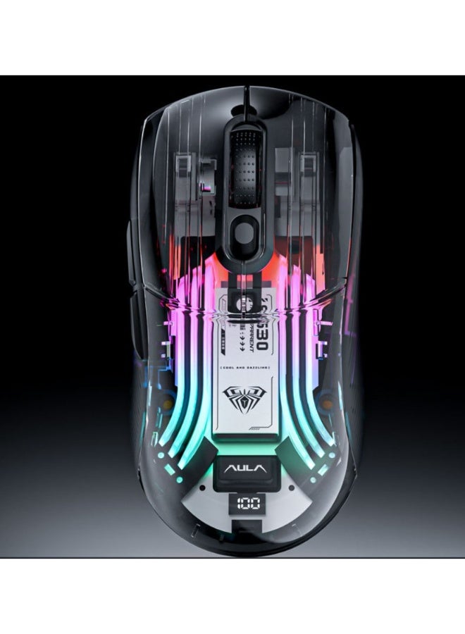 AULA Wireless The Third Mock Examination Electric Transparent Competitive Mouse - Image 5