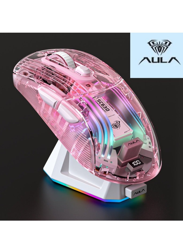 AULA Wireless The Third Mock Examination Electric Transparent Competitive Mouse - Image 1