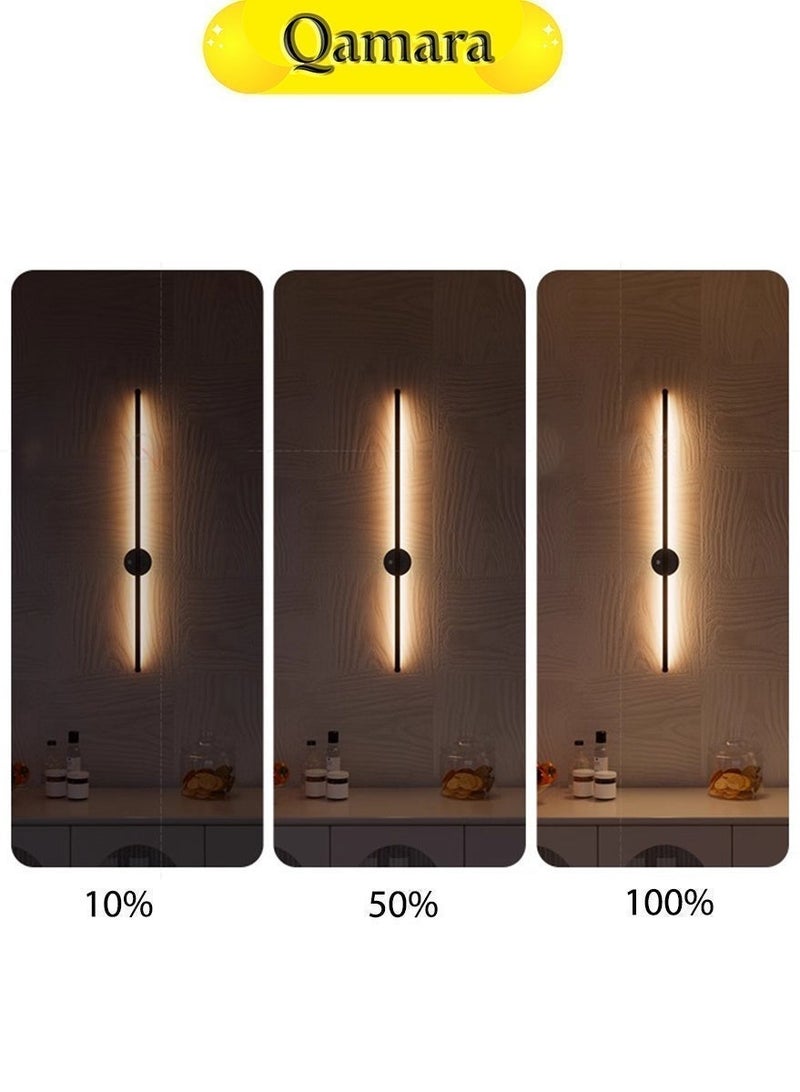 QAMARA Rechargeable LED Motion Sensor Wall Light - 3 Color Dimmable Wireless Sconce - Image 5