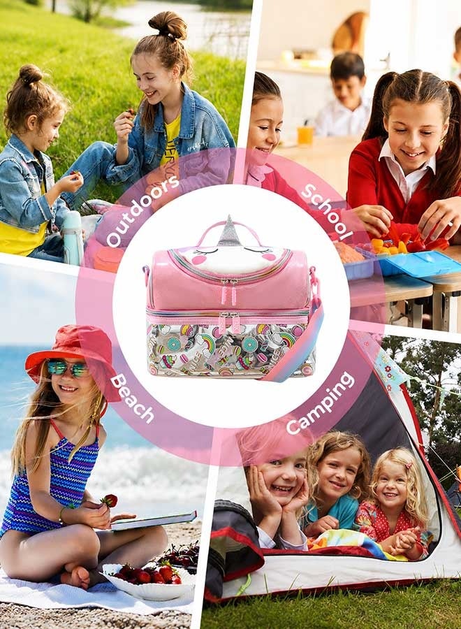 Super ZYouth Kids Insulated Lunch Bag with Adjustable Shoulder Strap, Leakproof Thermal Lunch Tote for Boys and Girls, School, Kindergarten, Picnic and Travel - Image 5