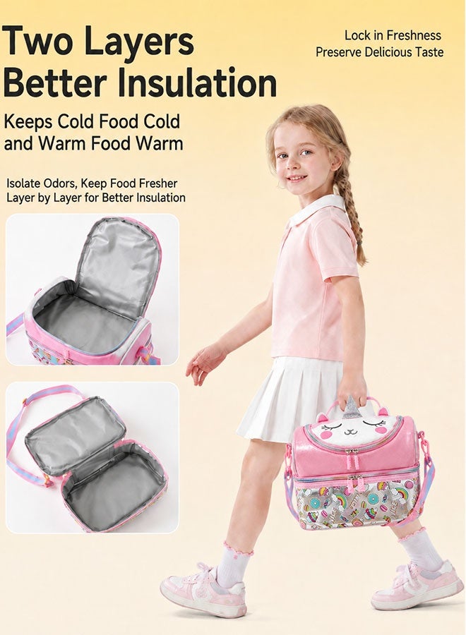 Super ZYouth Kids Insulated Lunch Bag with Adjustable Shoulder Strap, Leakproof Thermal Lunch Tote for Boys and Girls, School, Kindergarten, Picnic and Travel - Image 3