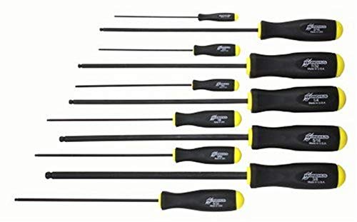 Bondhus 10737 Set of 11 Balldriver Screwdrivers, ProGuard Finish, Long Length, sizes 5/64-3/8-Inch - Image 3