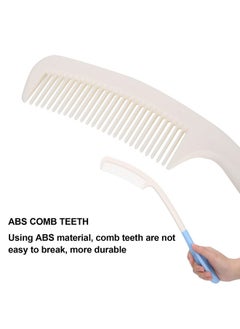 ZJchao Long Reach Handled Comb And Hair Brush Set Antislip Handle Comb Air Cushion Hairbrush Soft Easier Styling Comb Beauty Hair Accessory Applicable To Elderly And Handdisabled People  - Image 2