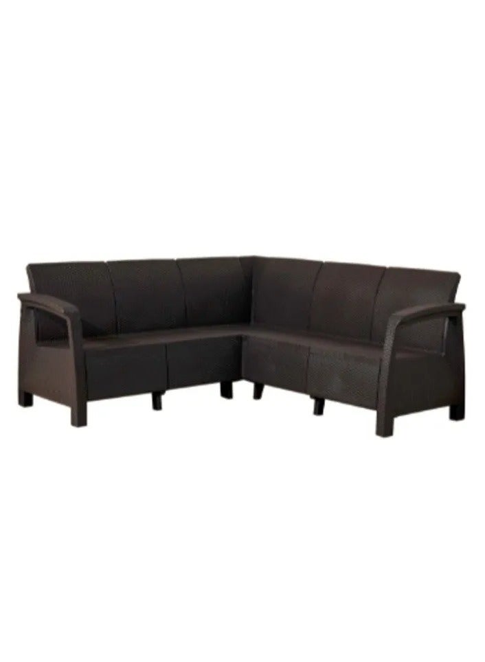 Galaxy Design Havana Five Seat Corner Rattan Sofa Outdoor Indoor - Image 3