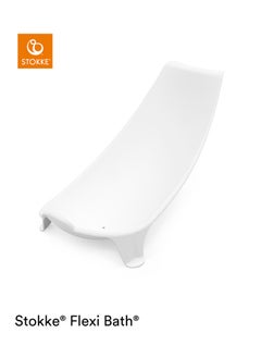 STOKKE Flexi Bath Heat Sensitive Plug Baby Bath With Newborn Support, Transparent Blue  - Image 2