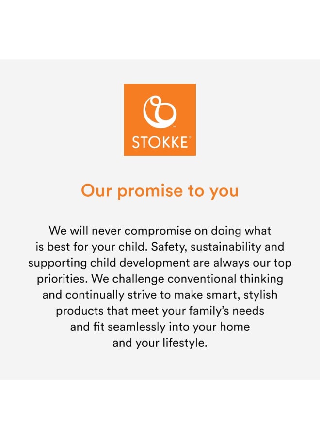 STOKKE - Flexi Bath Heat Sensitive Plug Baby Bath With Newborn Support, Transparent Blue - Image 1