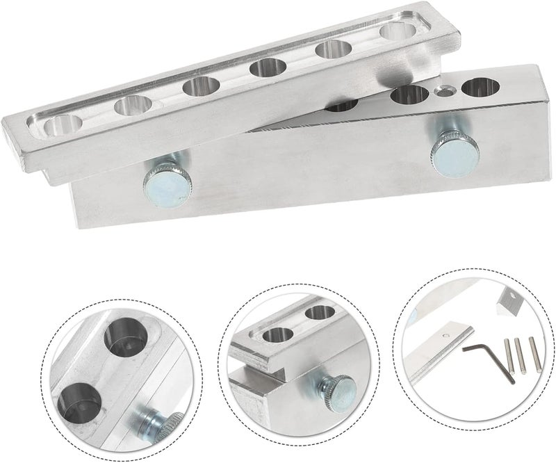 DOITOOL 1 Set 6 Hole Lipstick Mold Lip Tint Lipstick Maker Diy Aluminum Alloy Lip Stick Mold Bracket Manual - Image 3