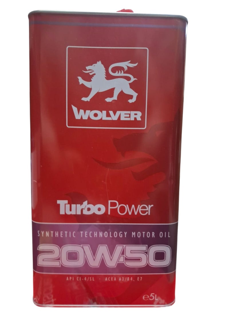 WOLVER 5-liter engine oil, 5000 km mileage, German made, Wolfer - Image 1