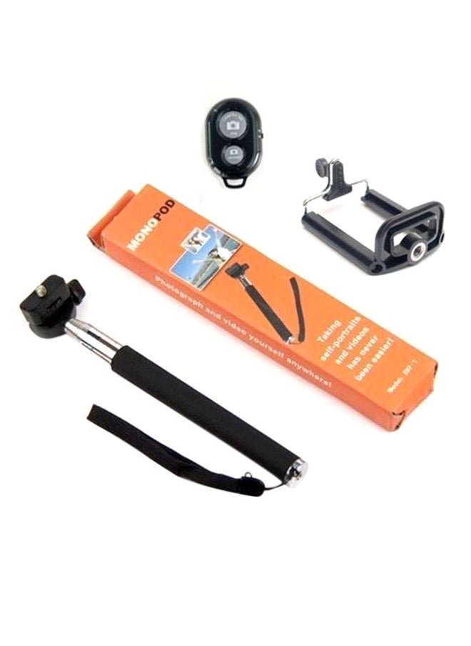 NIBEMINENT - Selfie Monopod Extendable Handheld Holder Bluetooth Remote Control Shutter iPhone 5 6 - Image 1