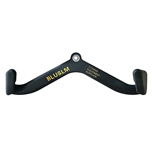 BLUSLM LAT Pull Down Bar for Cable Machine, LAT Pulldown Attachments T-bar V-bar Cable Attachment for Gym, Back Tricep Strength Training Handle (BL05) - Image 1