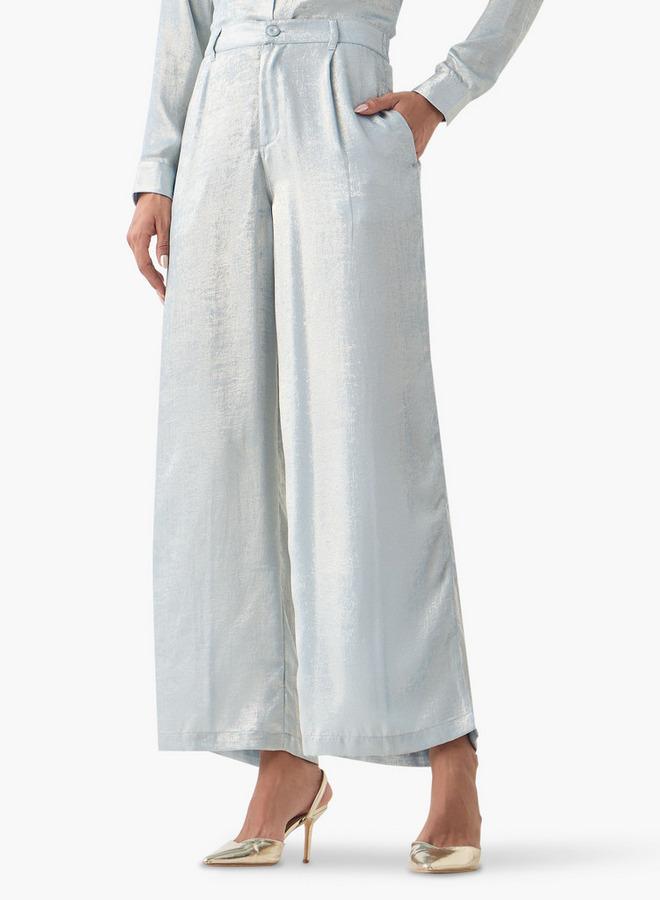 تواكستريمز بنطلون بارز الملمس واسع الساقين مع جيوب من تو إكستريمز - Image 1