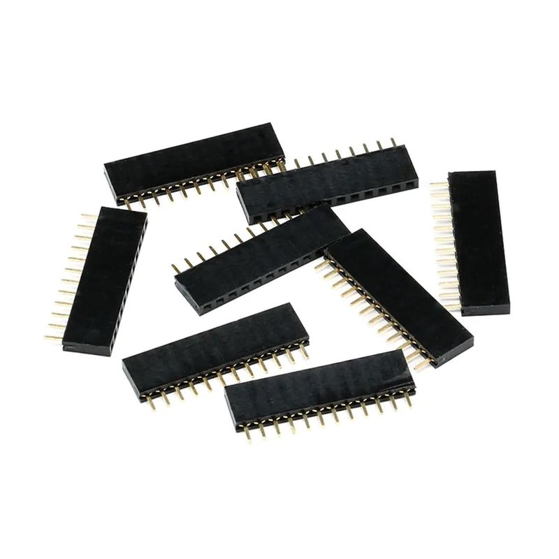 10PCS 2 54mm Pitch 7P Single Row Female PCB Pin Header Connector Strip 2 40 Pin - Image 2