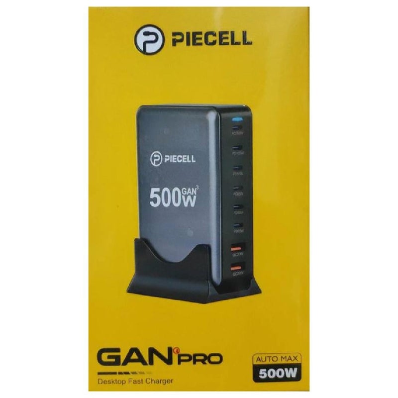 PIECELL 500W Charging Station with Six PD Ports and Two USB Ports - Image 2