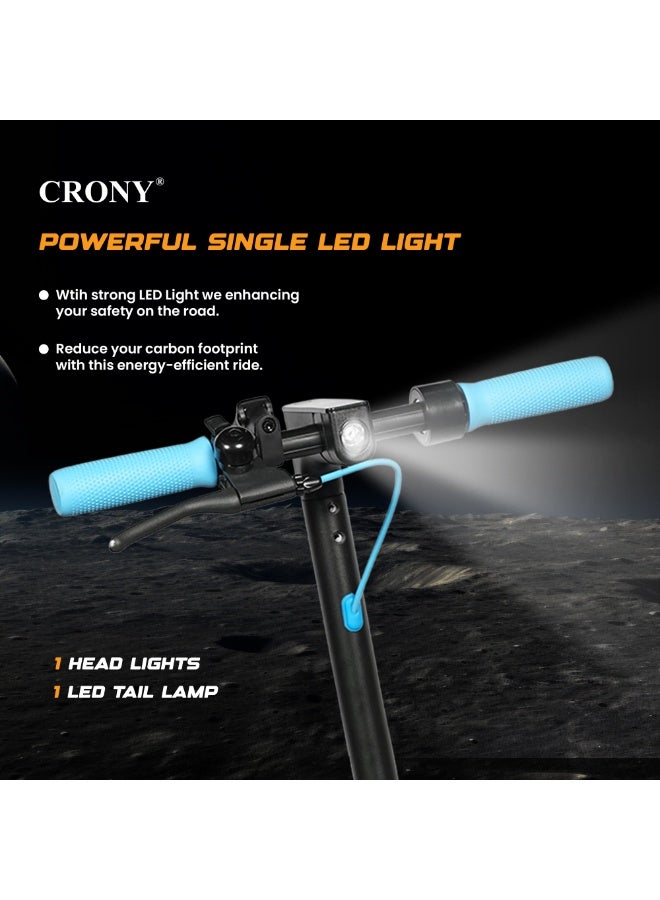 كروني سكوتر كهربائي M365 سريع الحركة بنظام تعليق أمامي، أقصى سرعة 40 كم/ساعة، إطارات عسلية 8.5 بوصة، 36 فولت/7.8 أمبير/ساعة، فرامل قرص هيدروليكية خلفية، سكوتر كهربائي، سهل الطي، دراجة كهربائية محمولة للبالغين والأطفال، لوح تزلج بوزن 120 كجم مع جرس، إطار من الألومنيوم 21 كجم، أداة تنقل حضري، نظام تعليق واتصال بالتطبيق، أزرق - Image 2