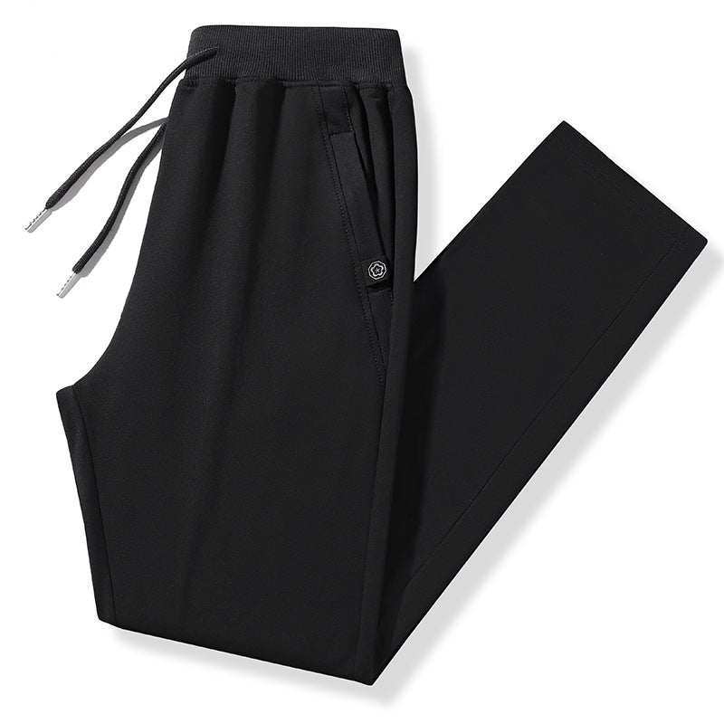 Pure Cotton Sports Pants Men'S Middle-Aged And Young Leggings Extra Large Size Men'S Casual Trousers Gray Sweatpants Men'S - Image 4