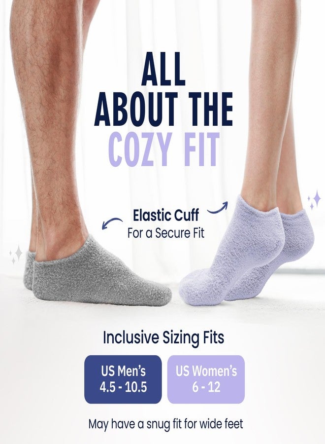 Dr. Frederick's Original Dr. Frederick’s Original Moisturizing Gel Socks for Men & Women – Dry Feet & Cracked Heel Treatment – Full Foot Gel Lining with Mango Butter, Shea Butter, Jojoba & Coconut Oil (Lilac Leisure) - Image 5