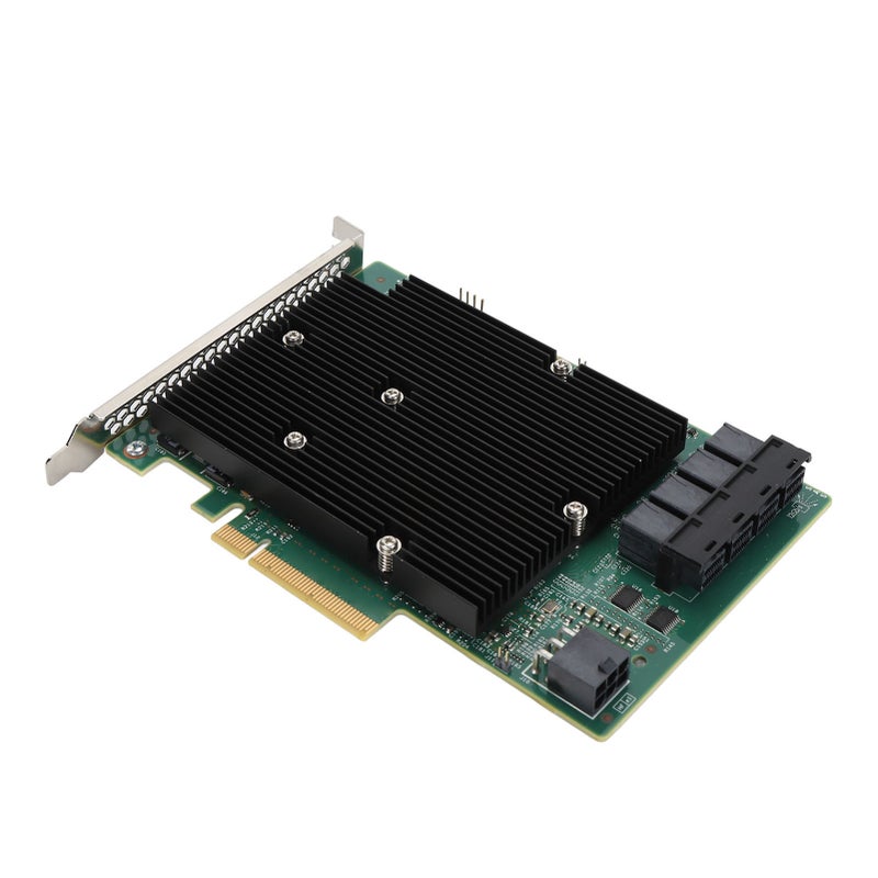 بطاقة تحكم تدفق الأحداث HBA SAS LSI 9300 16I بطاقة تحكم HBA منفذين SATA SAS 16 سرعة 12 جيجابت في الثانية متوافقة مع ويندوز ولينكس وفيرموور وفراي بي إس دي - Image 3