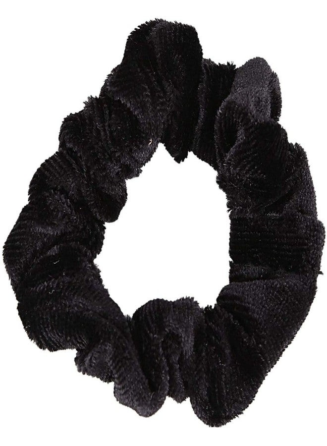 FAMEZA 2 Pcs Premium Velvet Hair Scrunchies Chiffon Flower Hair Bands Elastic Hair Bands - Image 5