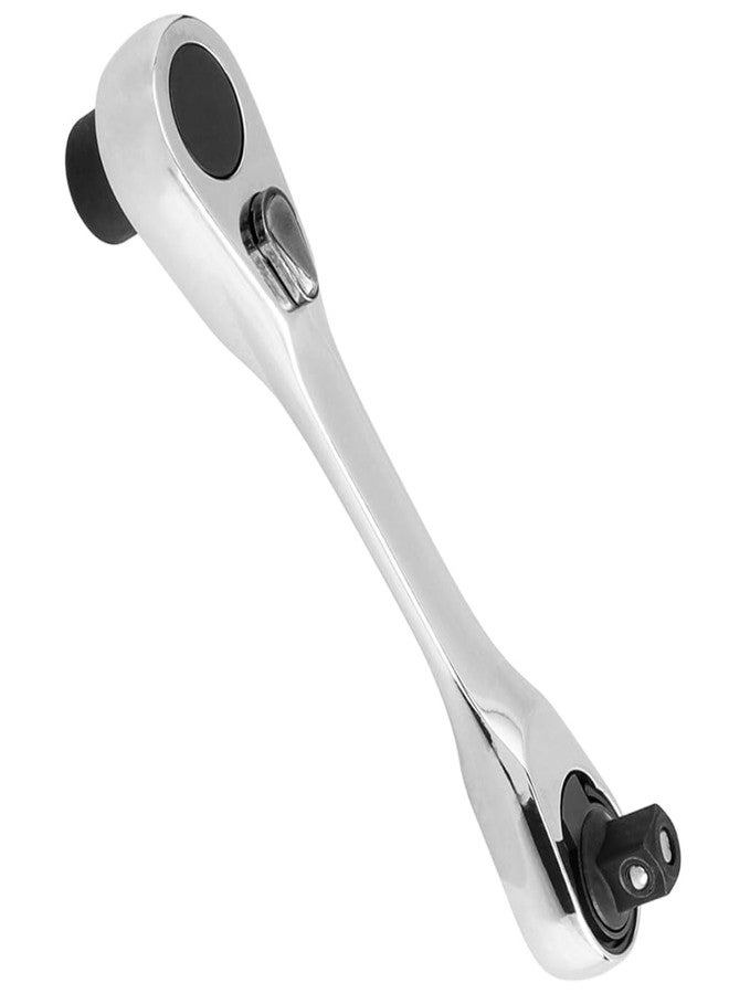 آيتش مفتاح ربط صغير من Eyech مقاس 1/4 بوصة مزود بمقبس ومفك براغي 72 سنًا ومفتاح ربط سداسي الرأس سريع الفك ومفتاح ربط مزدوج الاستخدام وأدوات يدوية متعددة الوظائف - Image 1