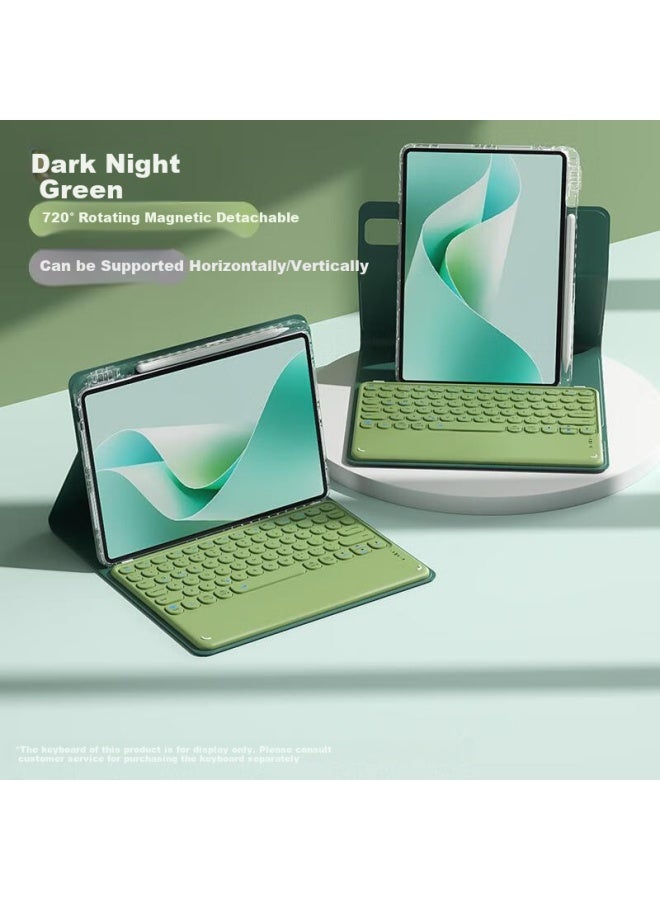 B.o.w Hangshi Hc039 Protective Case For Huawei Matepad Air 12, Compatible With Huawei Tablets, Magnetic Detachable Cover With Integrated Pen Holder, Universal Fit For 12-inch Tablets, Midnight Gree - Image 1