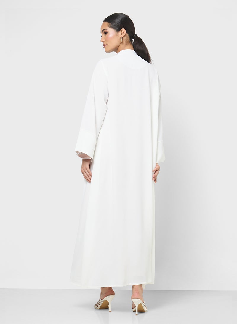 Khizana Emrbroidered Abaya - Image 2