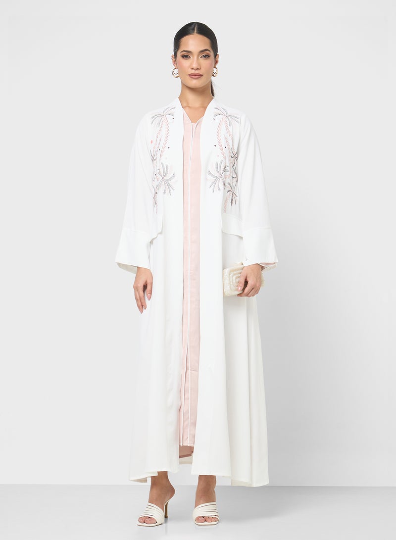 Khizana Emrbroidered Abaya - Image 1